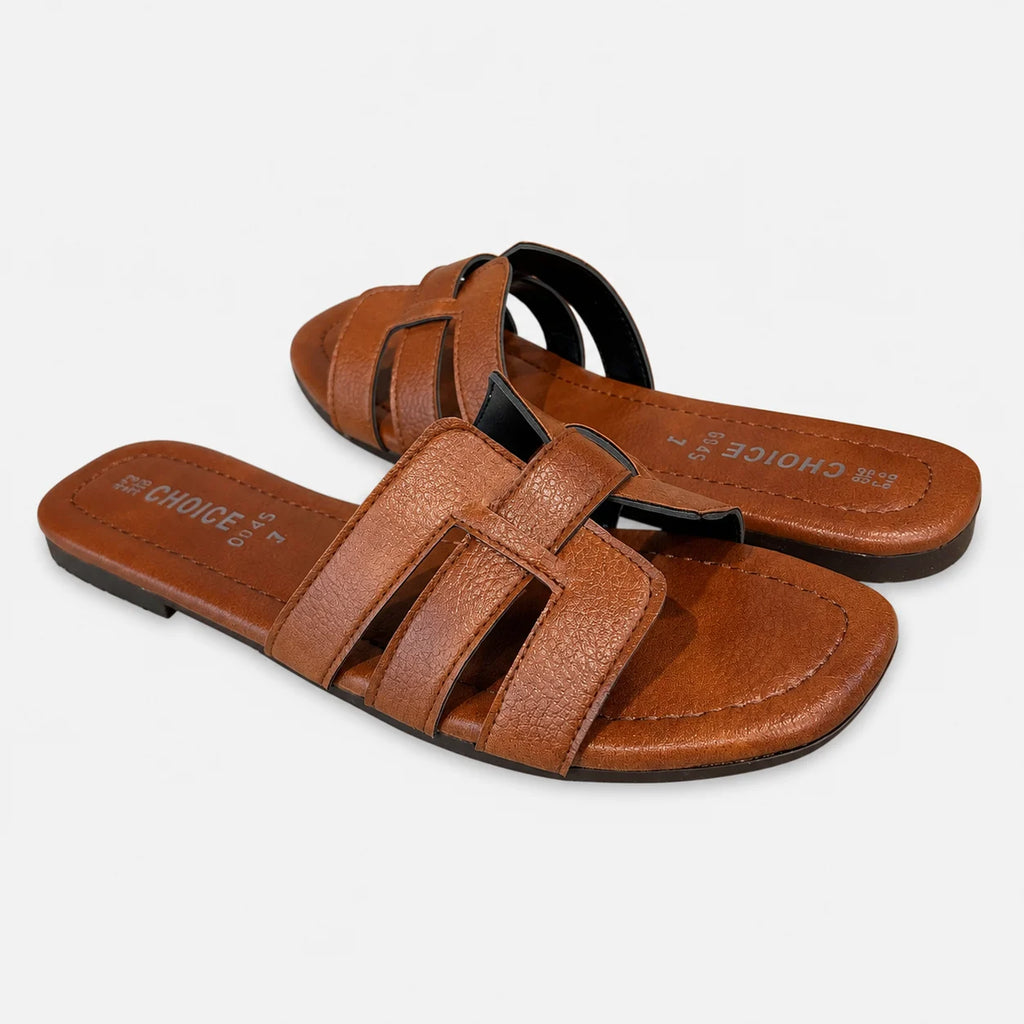 Flat Slipper – Brown | 12900