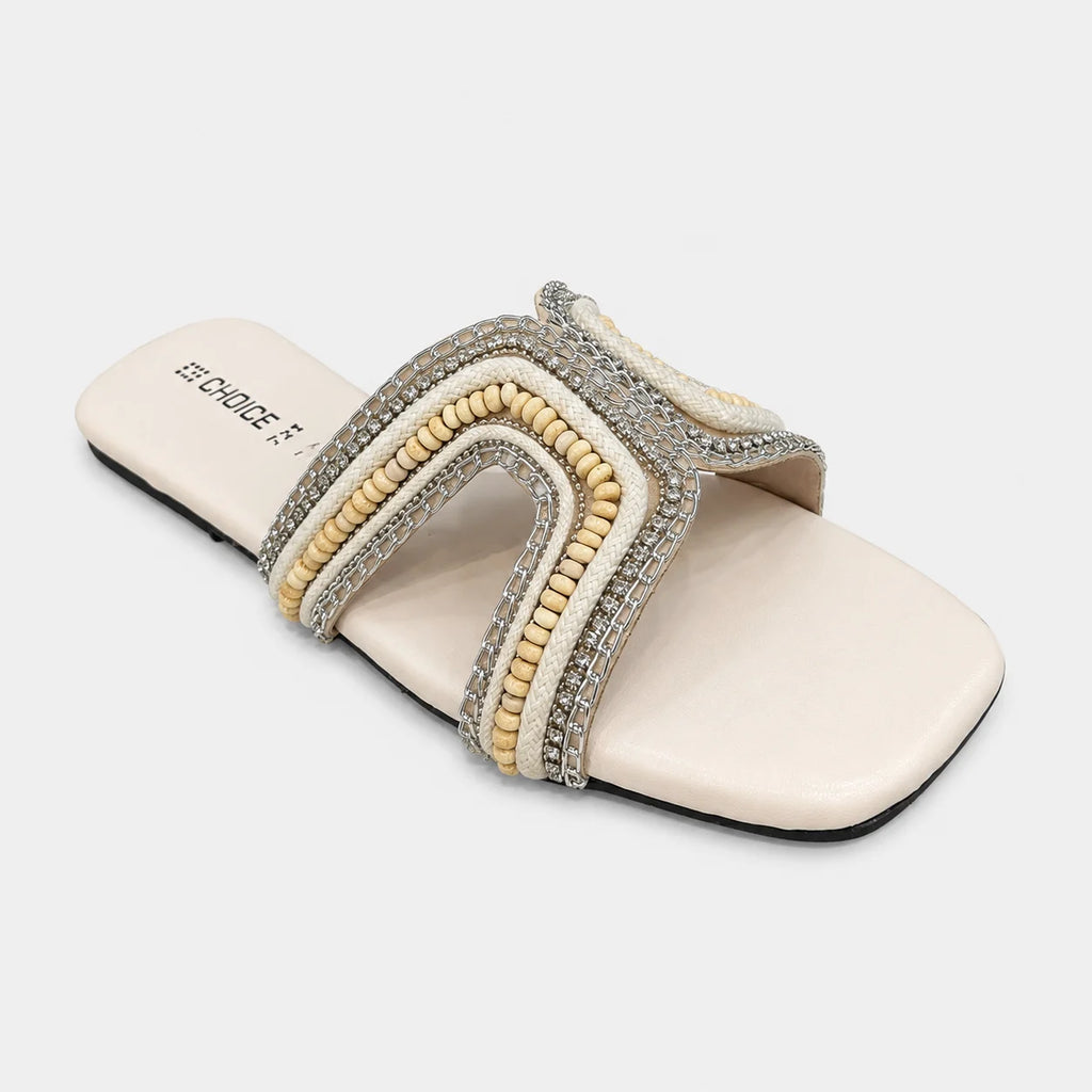 Flat Slipper - Fawn | 12911