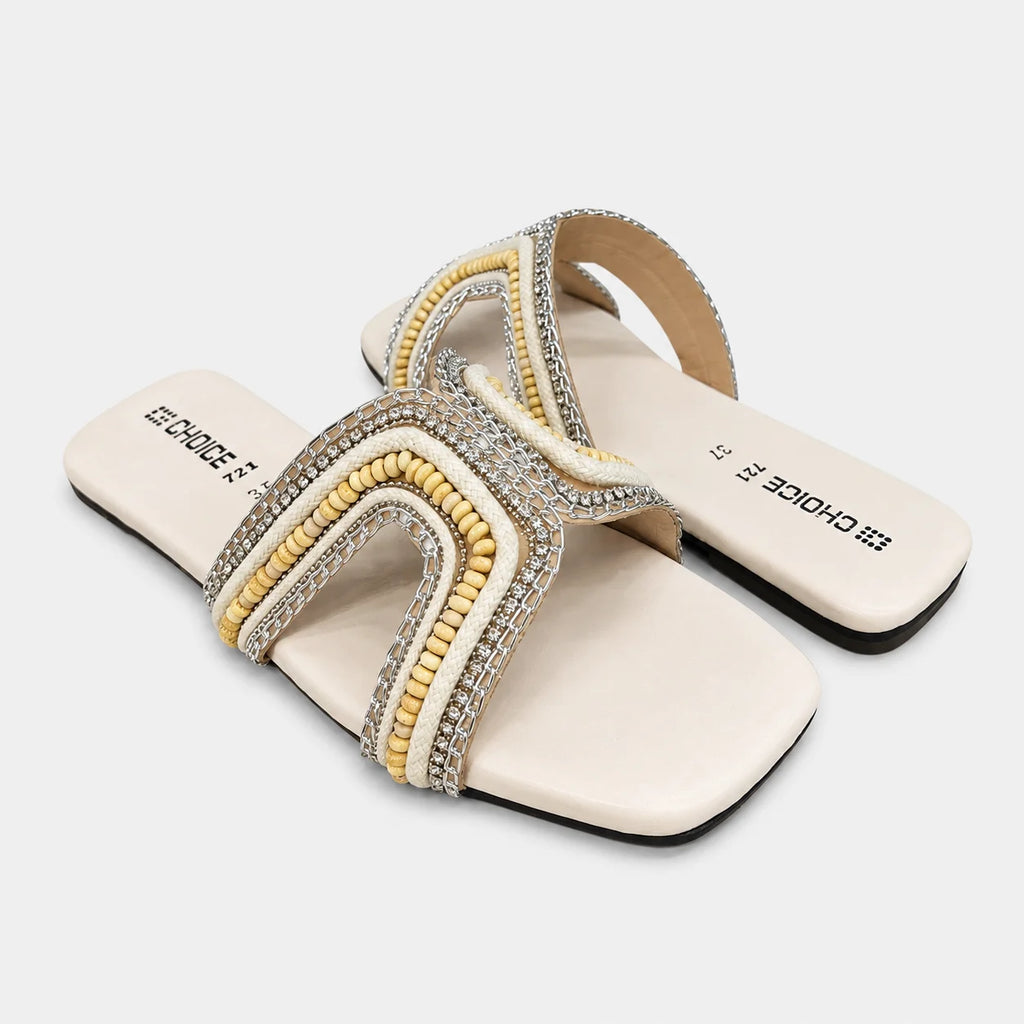 Flat Slipper - Fawn | 12911
