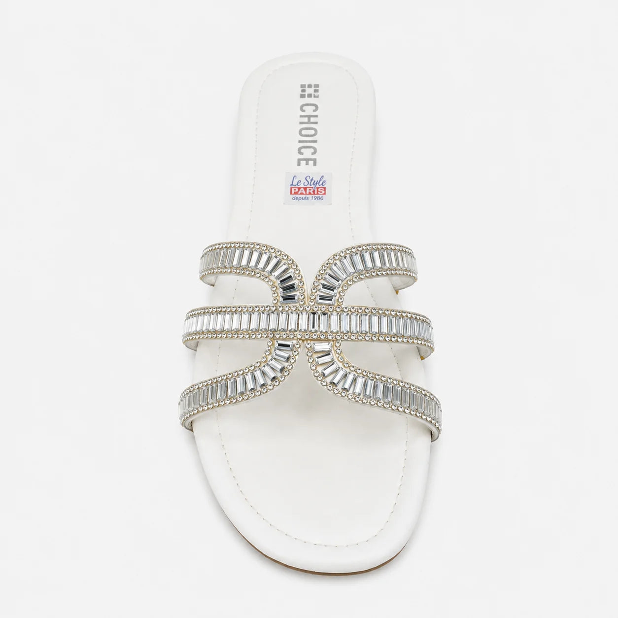 Flat Slipper - White | 12916