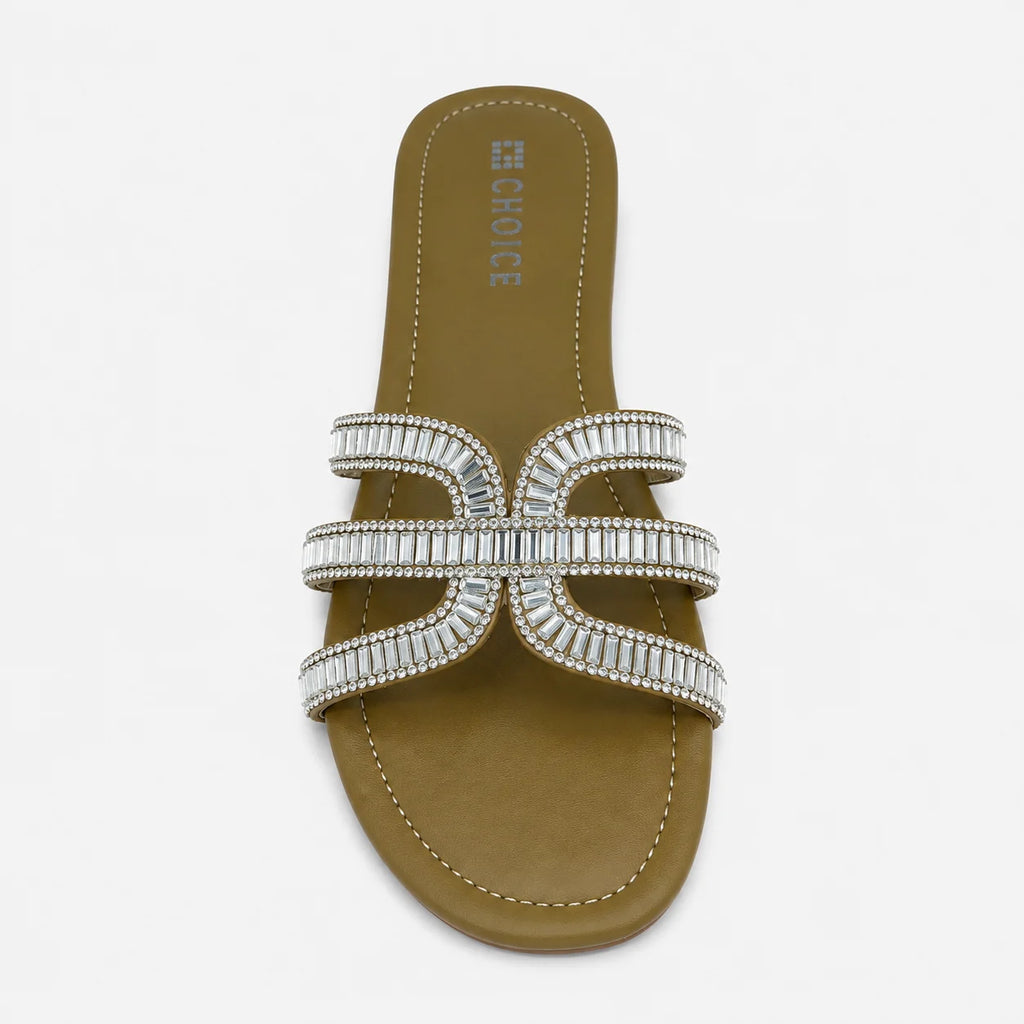 Flat Slipper - Brown | 12916