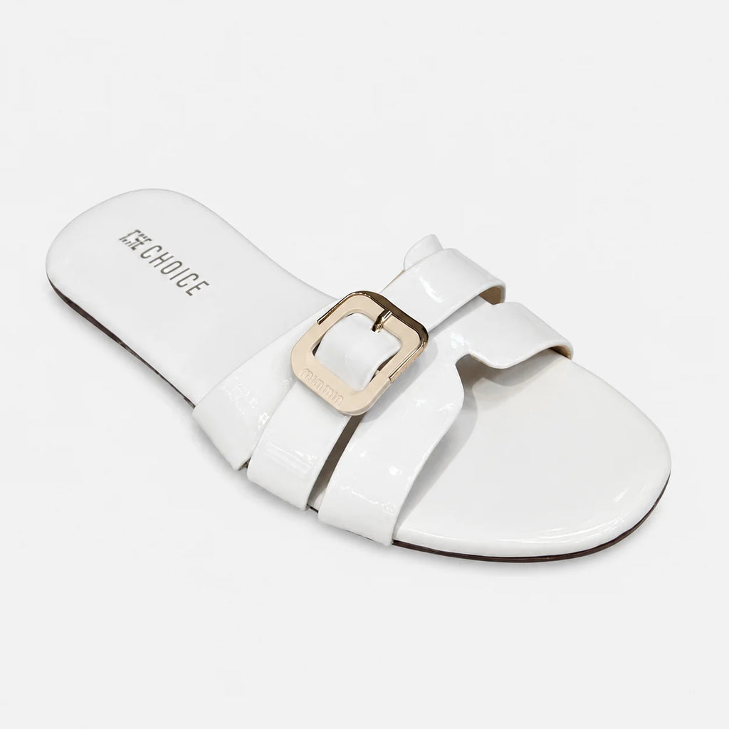 Flat Slipper - White | 12941