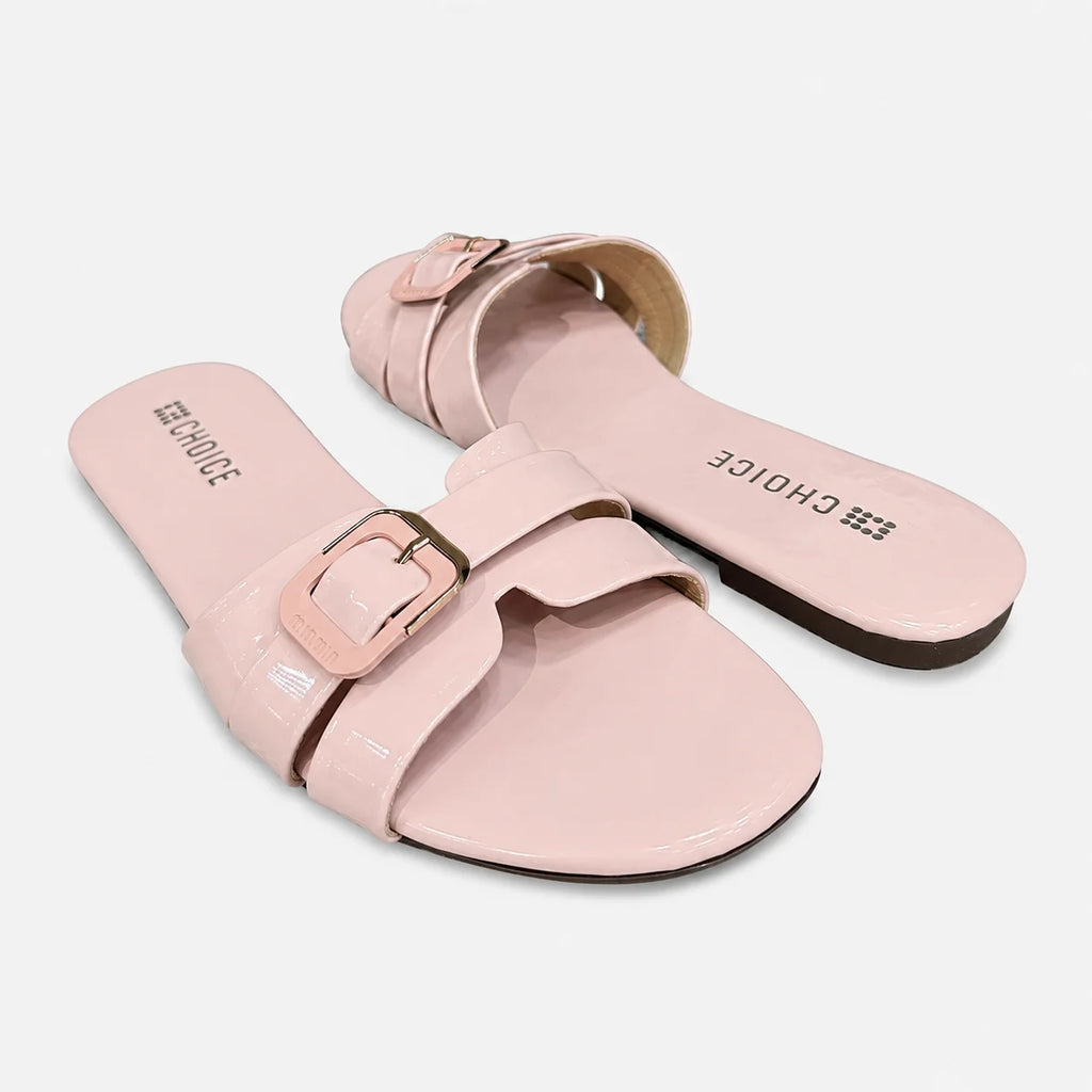 Flat Slipper - White | 12941