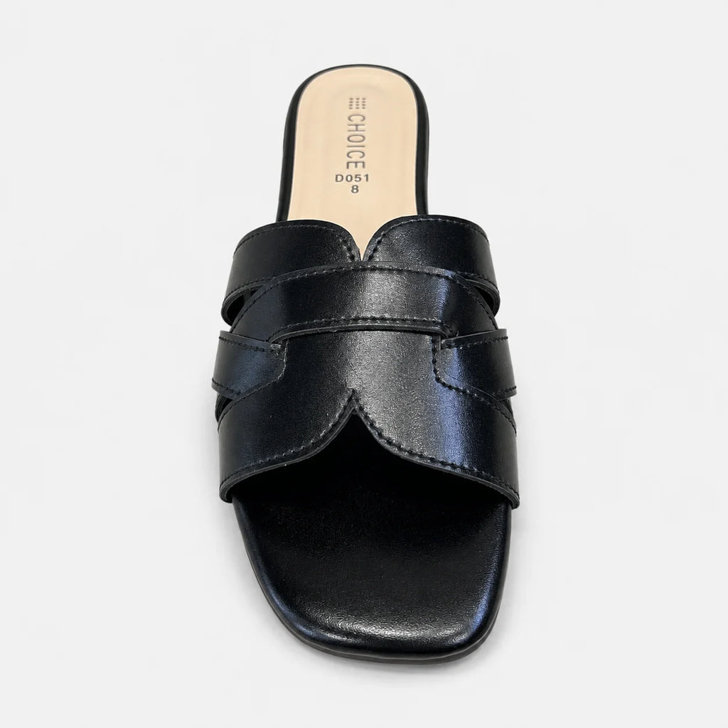 Flat Slipper – Black | 12951