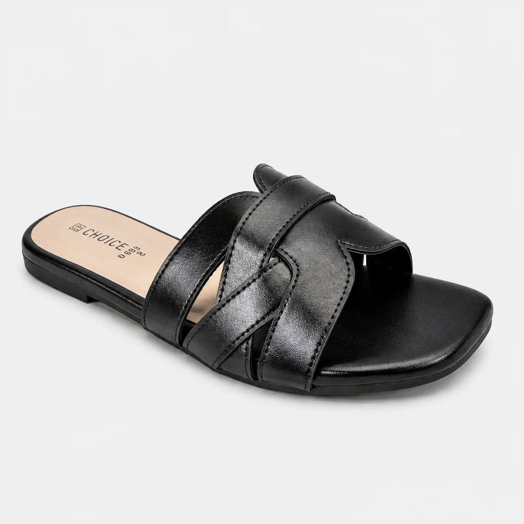 Flat Slipper – Black | 12951