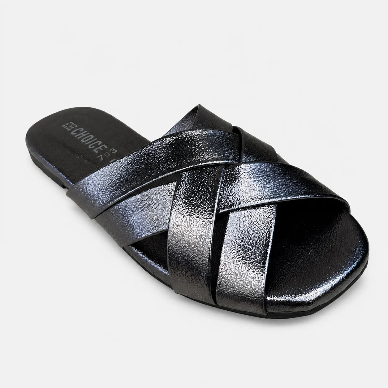 Flat Slipper - Gray | 12953