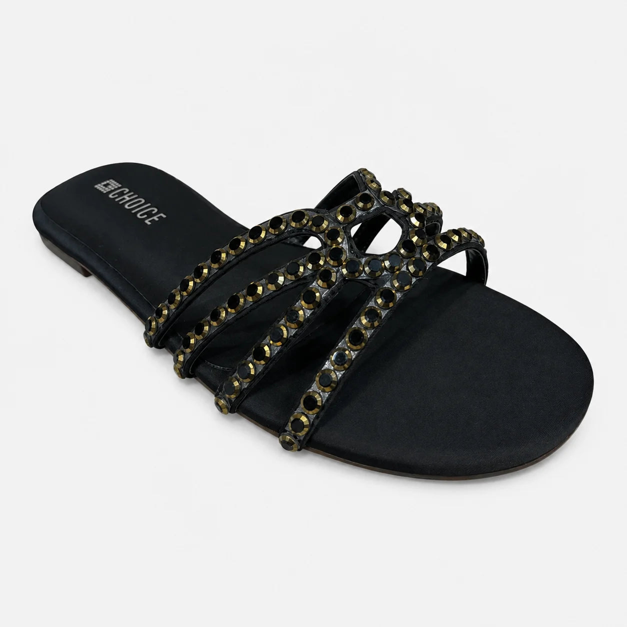 Flat Slipper - Black | 12955