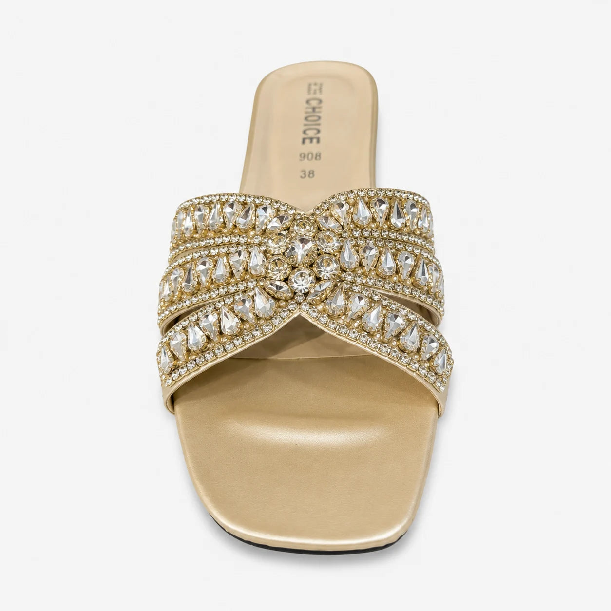 Flat Slipper - Golden | 12957