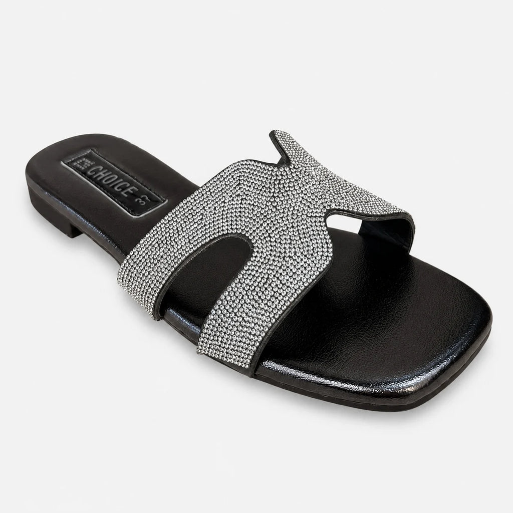Flat Slipper - Golden | 12958