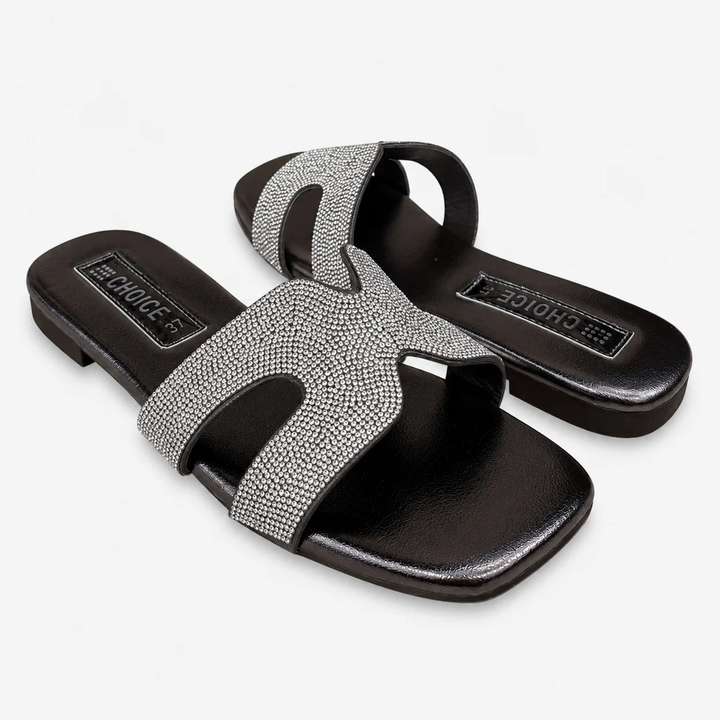 Flat Slipper - Golden | 12958