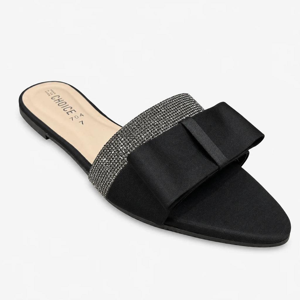 Flat Slipper - Black | 12959
