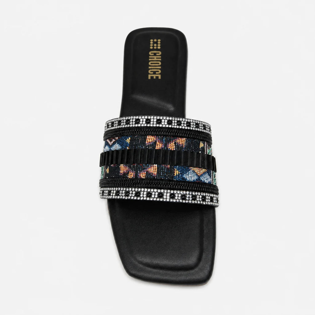 Flat Slipper - Black | 12960