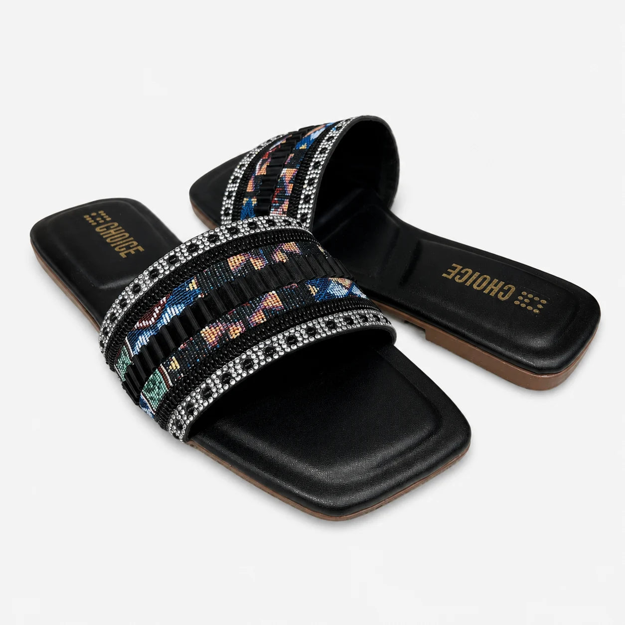 Flat Slipper - Black | 12960