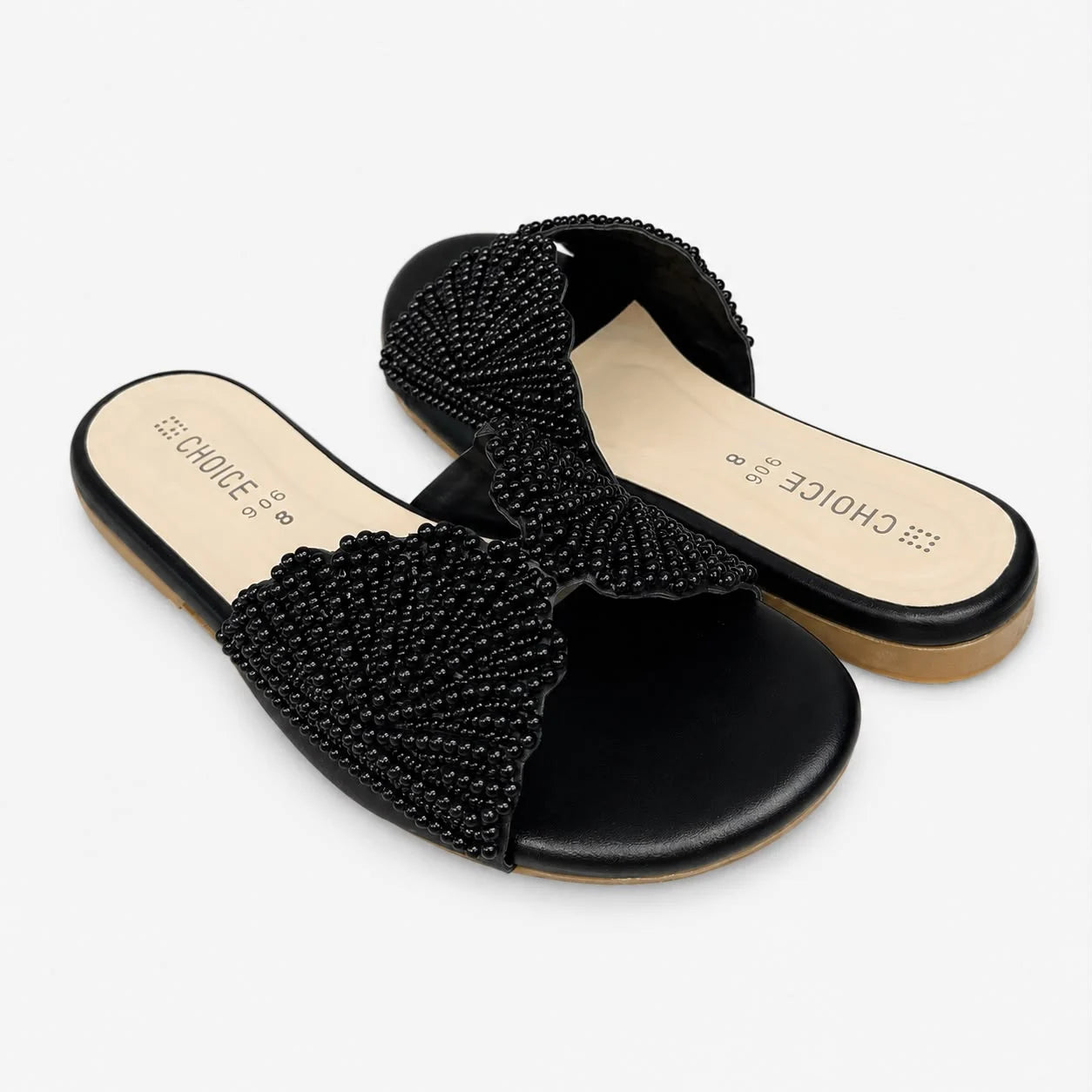 Flat Slipper - Black | 12961