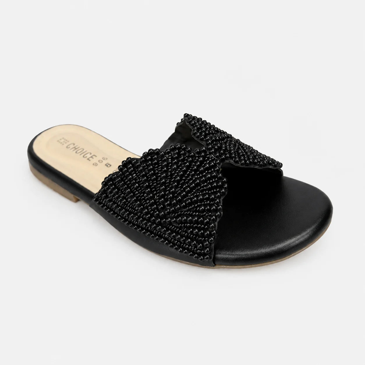 Flat Slipper - Black | 12961