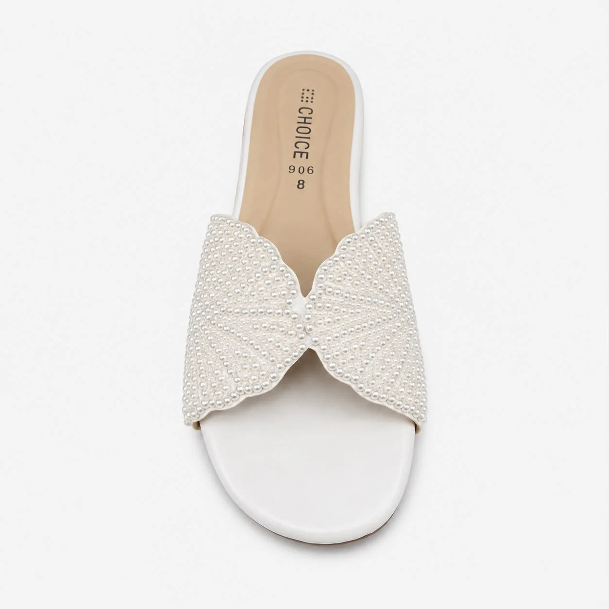Flat Slipper - White | 12961
