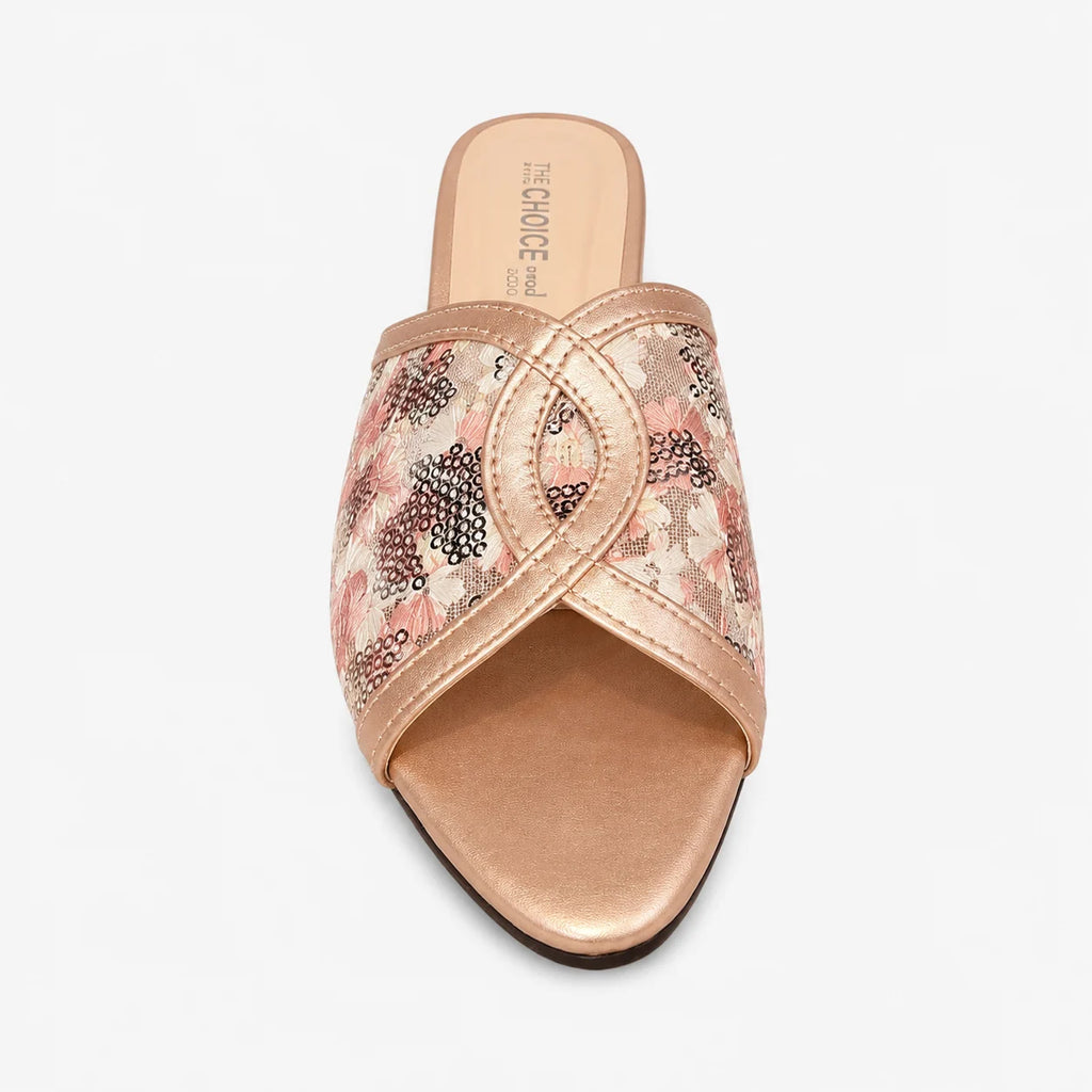 Flat Slipper - Peach | 12962
