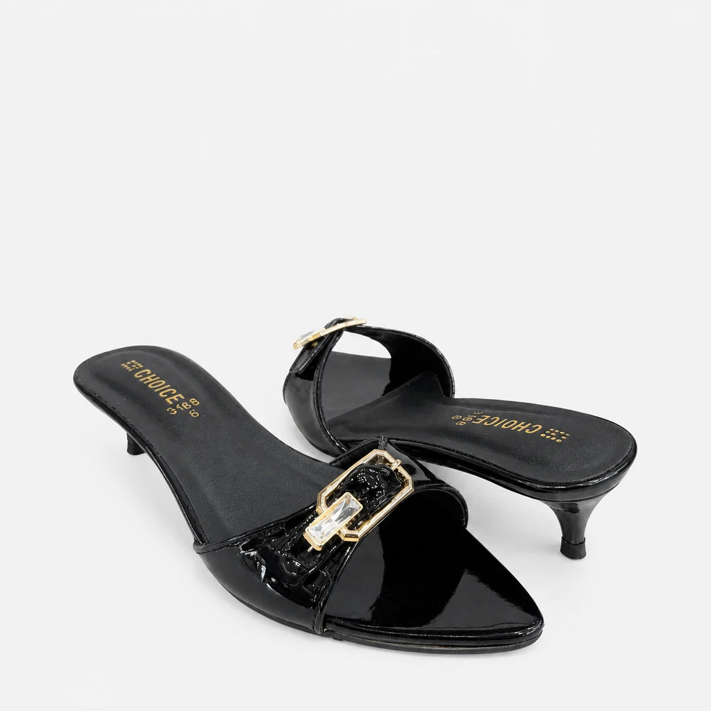 Fancy Slipper - Black | 13090