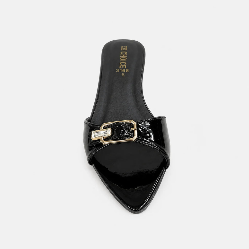 Fancy Slipper - Black | 13090