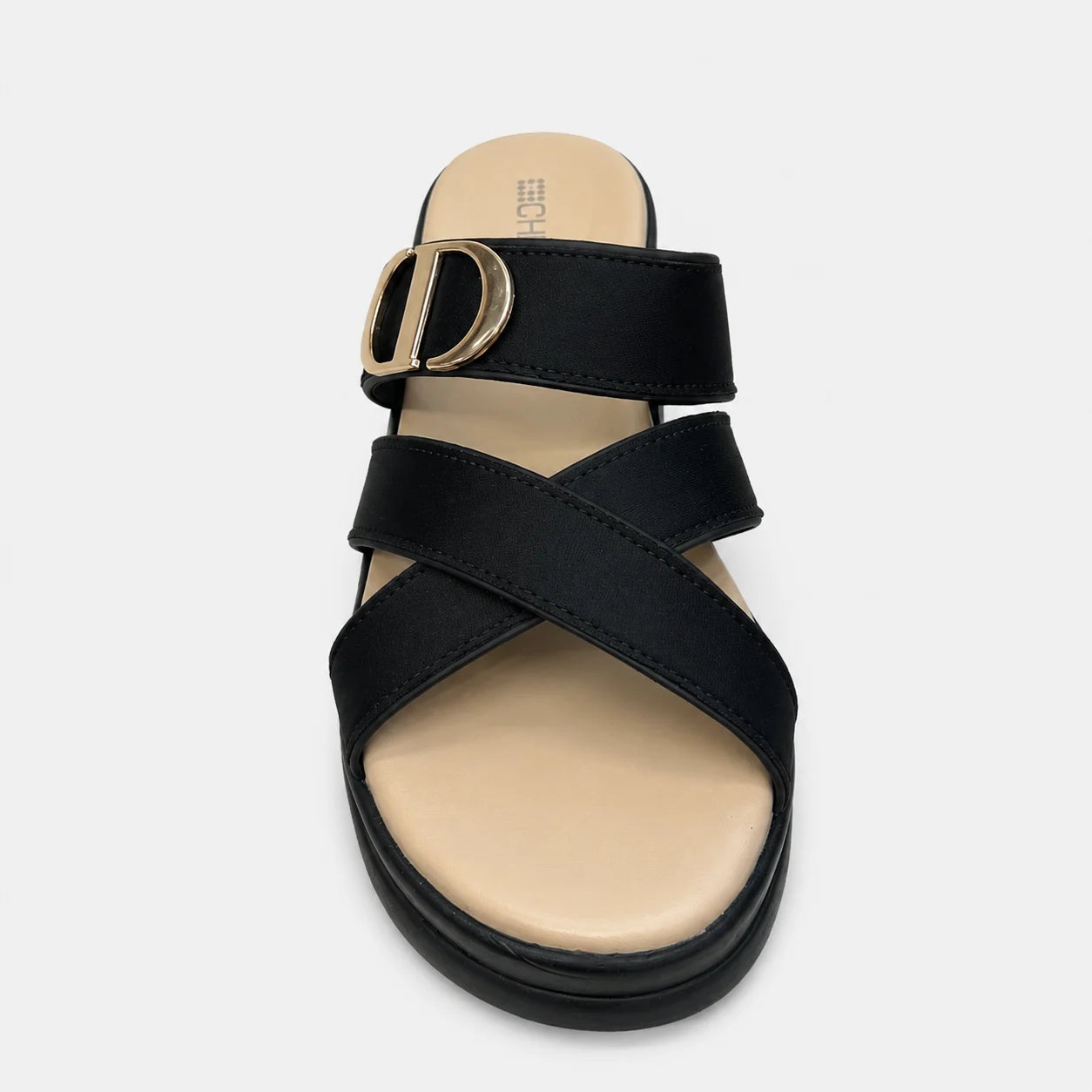 PU Sole Slipper - Black | 14753
