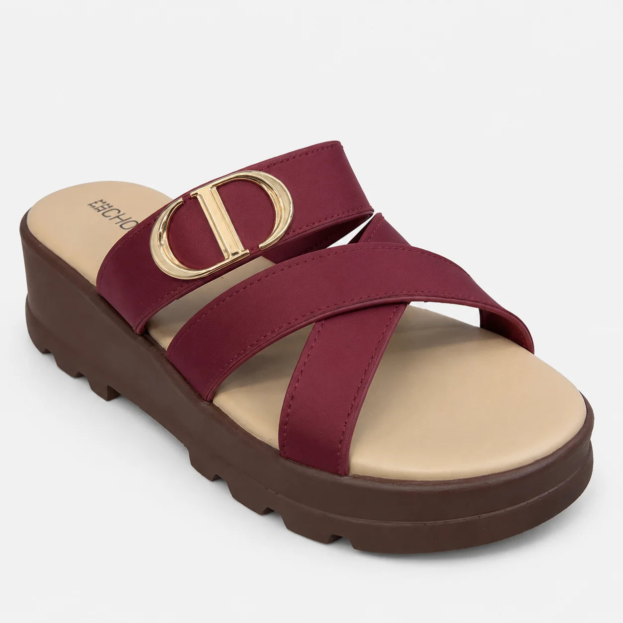 PU Sole Slipper - Maroon | 14753