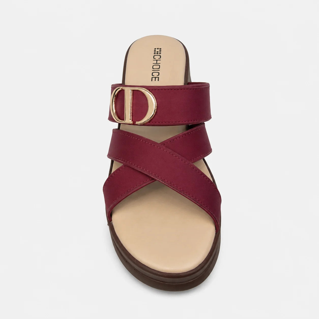 PU Sole Slipper - Maroon | 14753