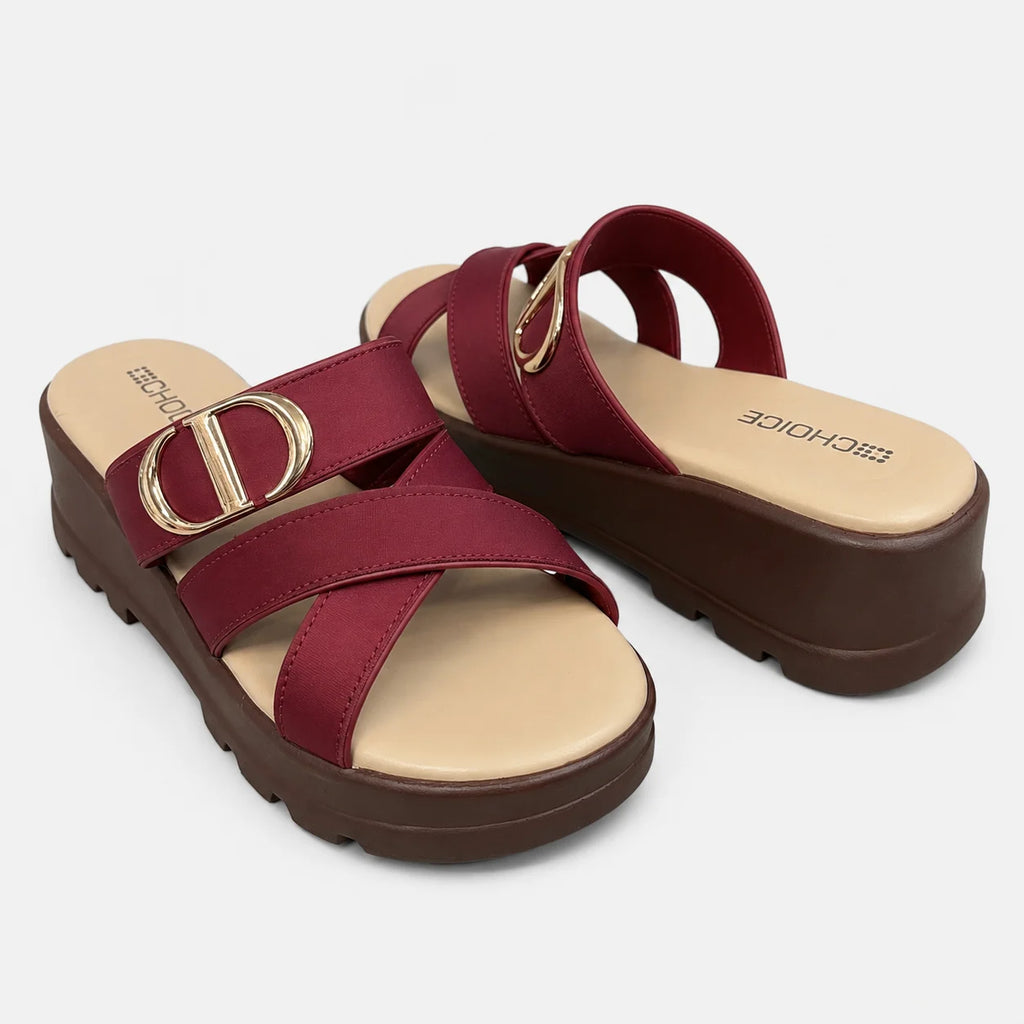 PU Sole Slipper - Brown | 14753
