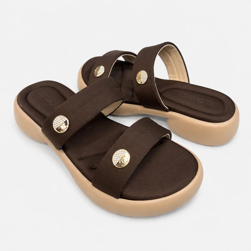 PU Sole Slipper - Black | 14773