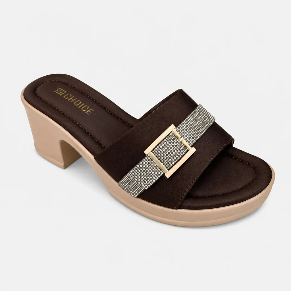 PU Sole Slipper - Brown | 14805