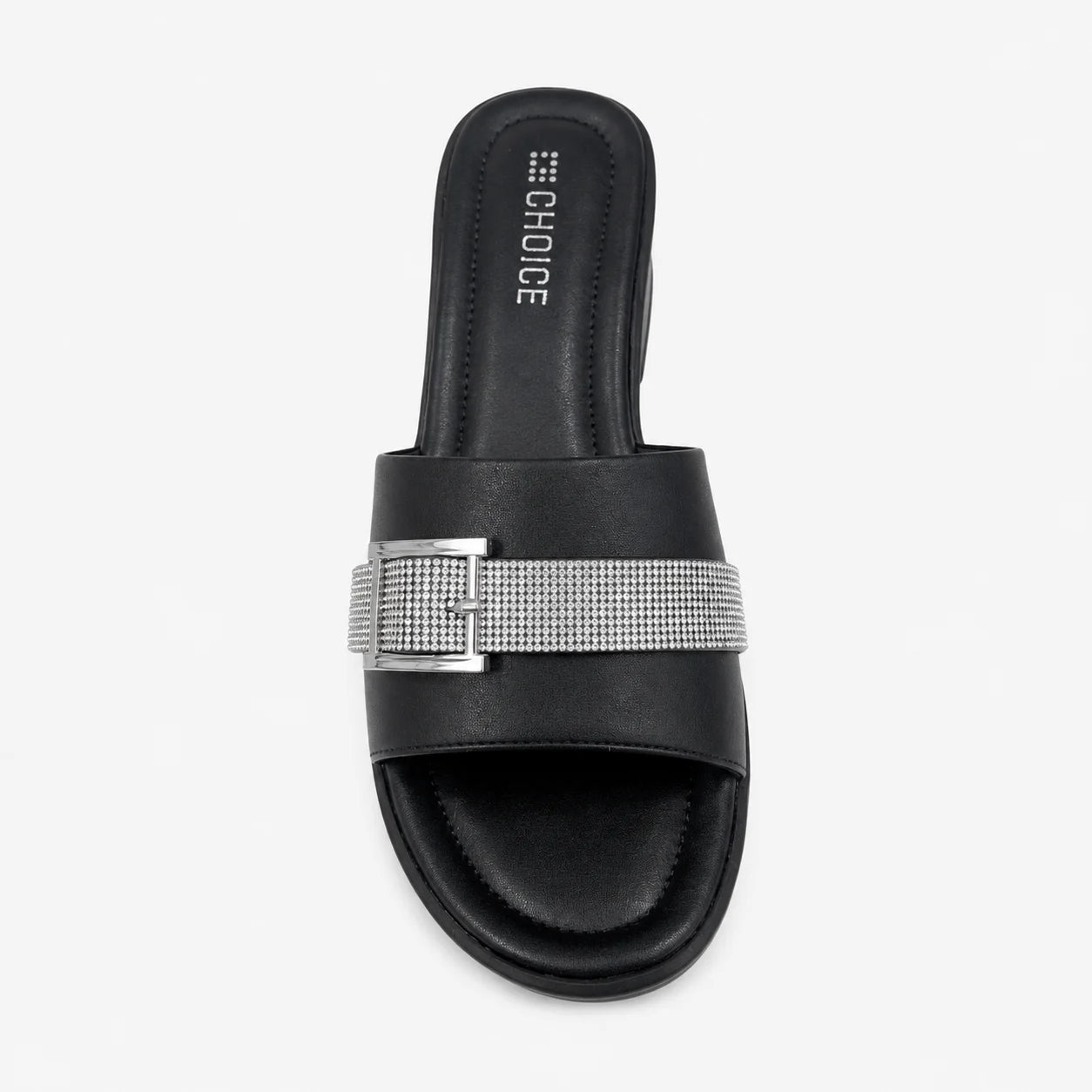 PU Sole Slipper - Black | 14805