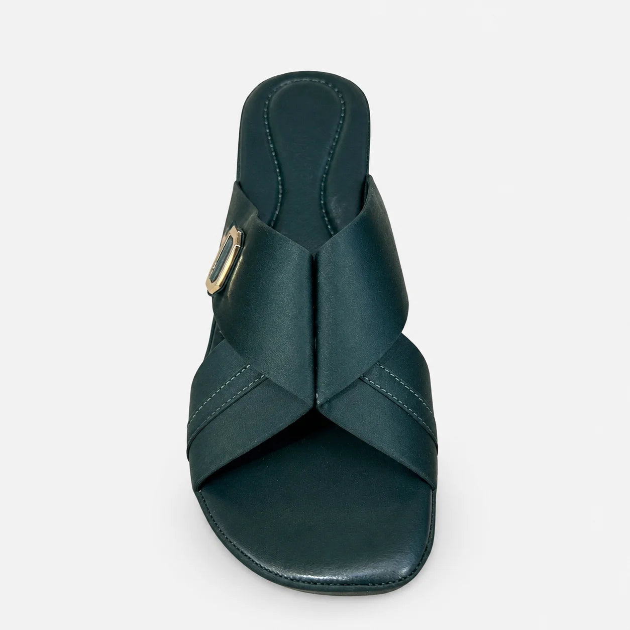PU Sole Slipper - Green | 14823
