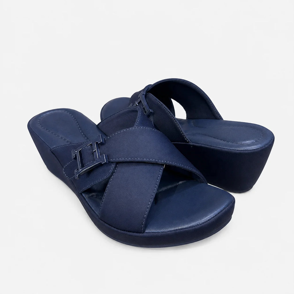 PU Sole Slipper - Blue | 14825