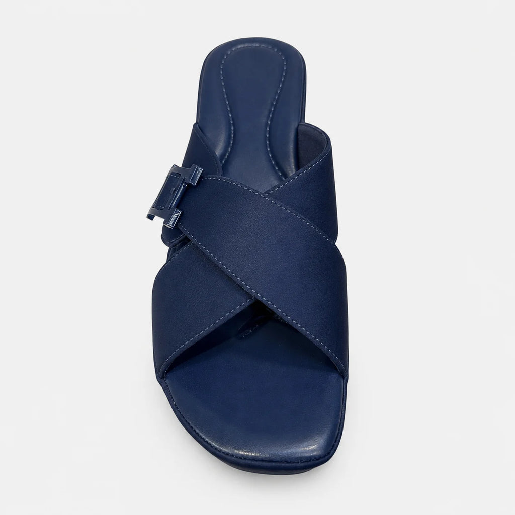 PU Sole Slipper - Blue | 14825