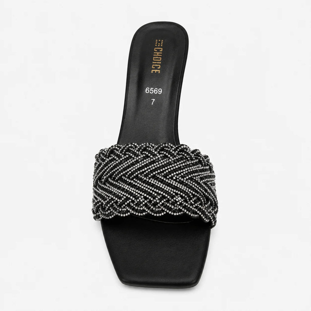 Fancy Slipper - Black | 17647