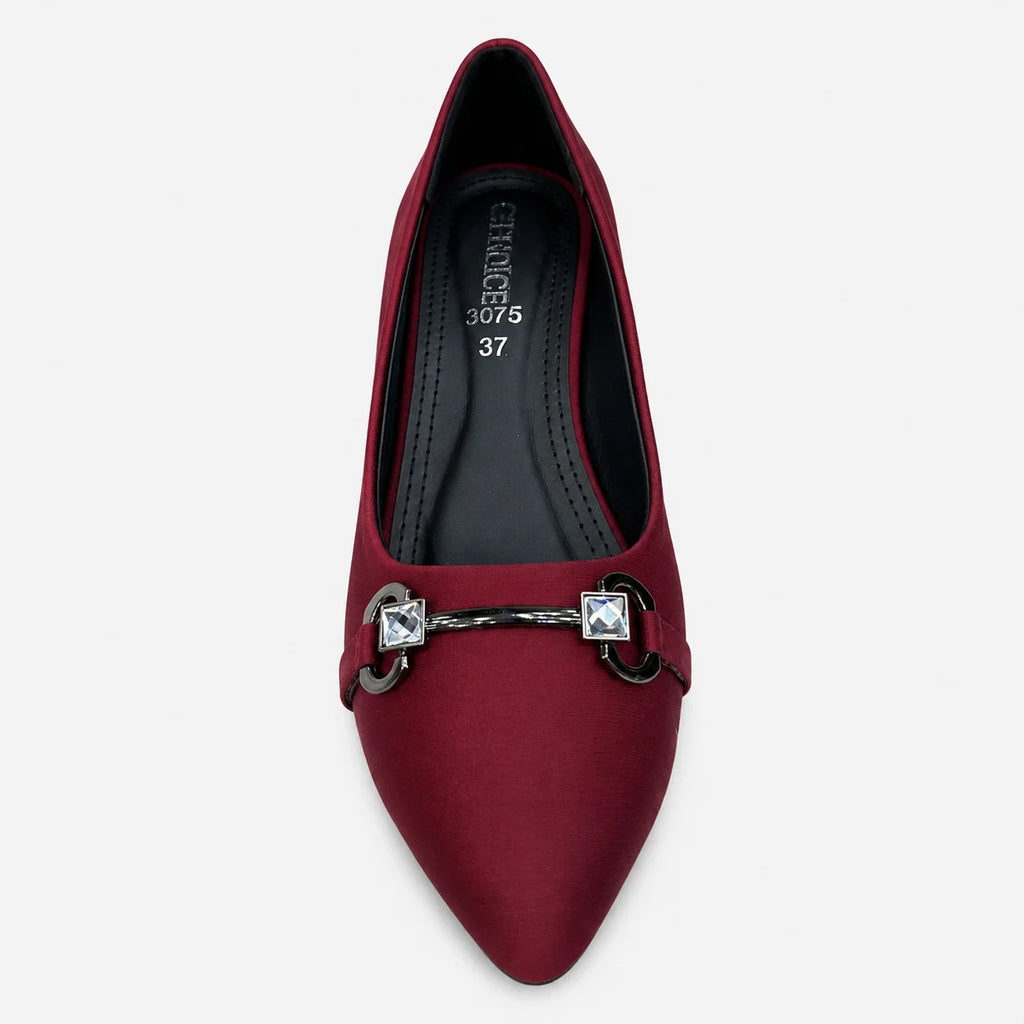 Court Shoes & Pumps - Maroon | 18507