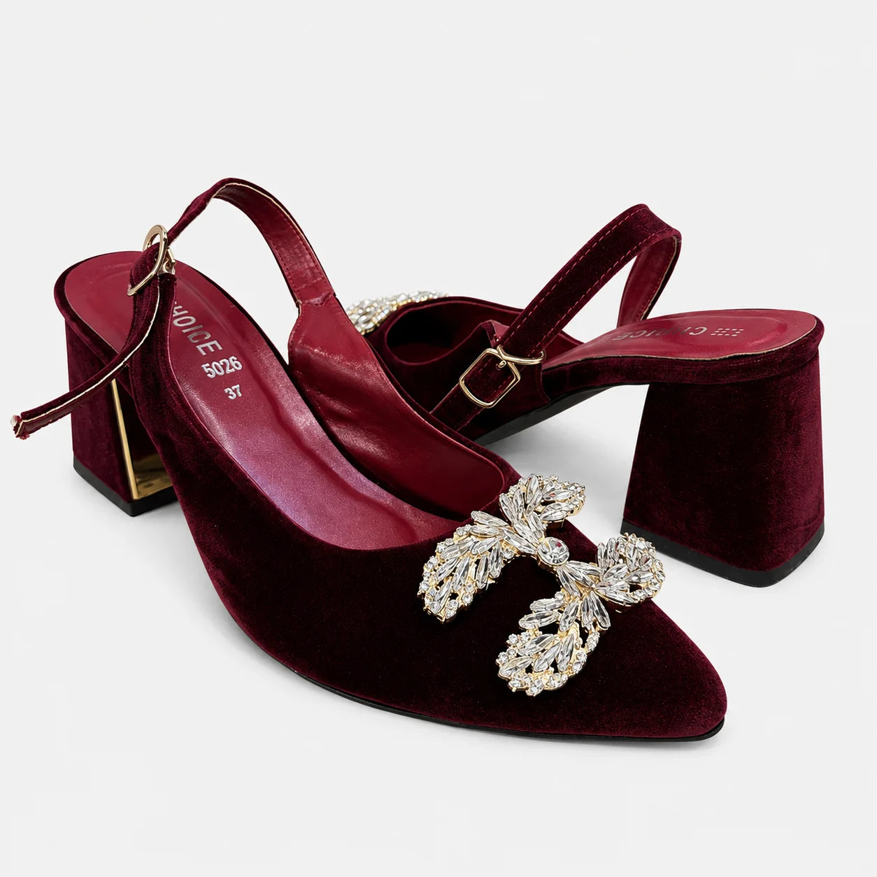 Court Shoes & Pumps - Maroon | 18592