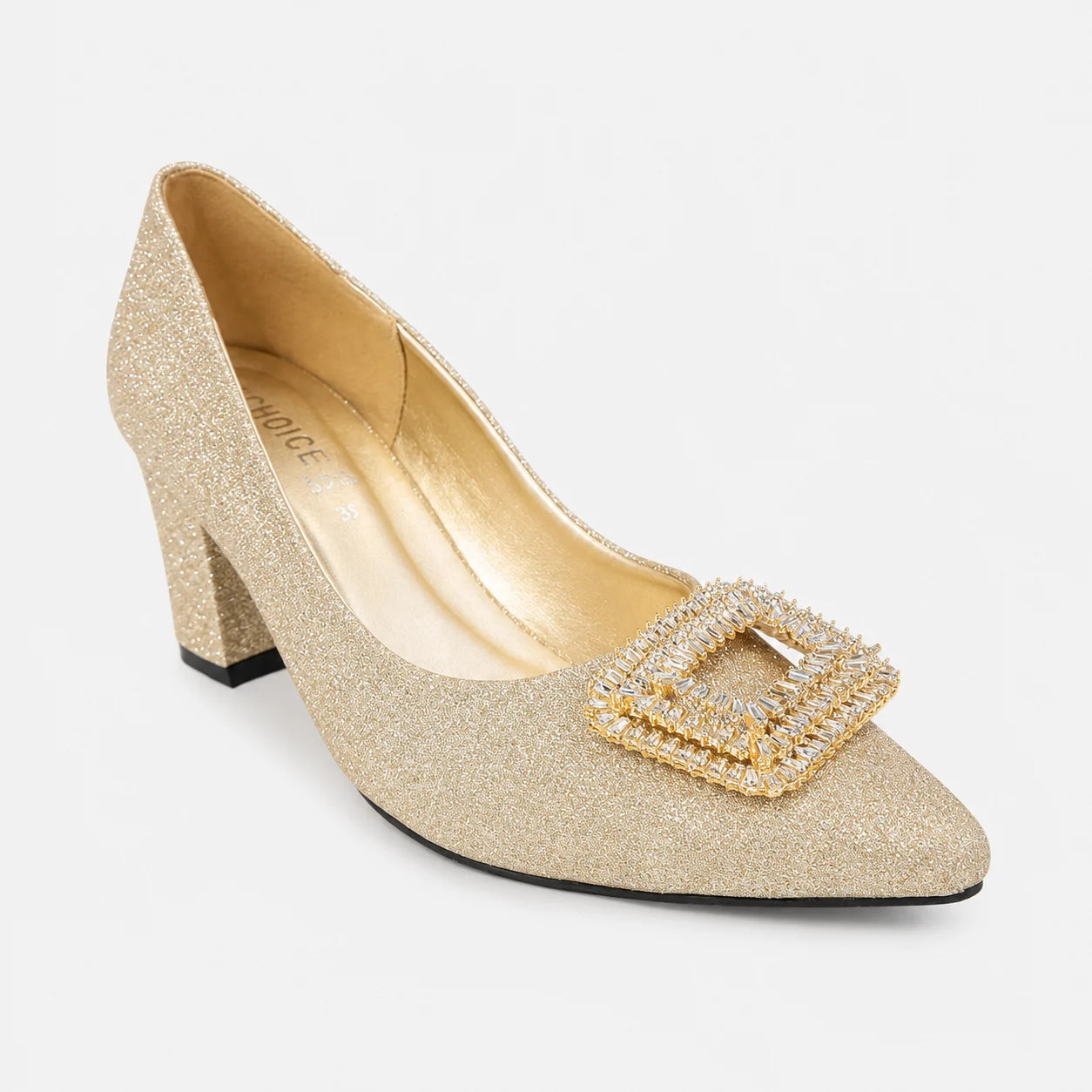 Court Shoes & Pumps - Golden | 18593
