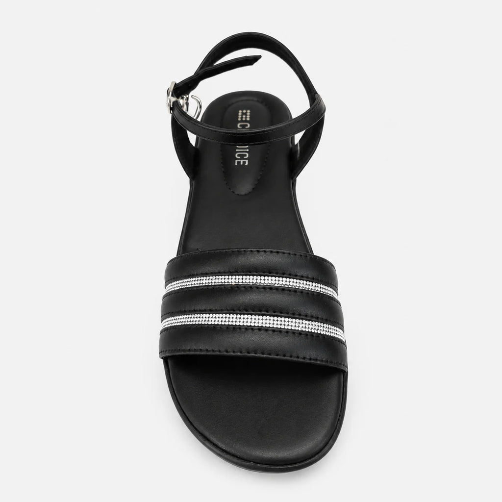 Casual & Fancy Sandal - Black | 19929