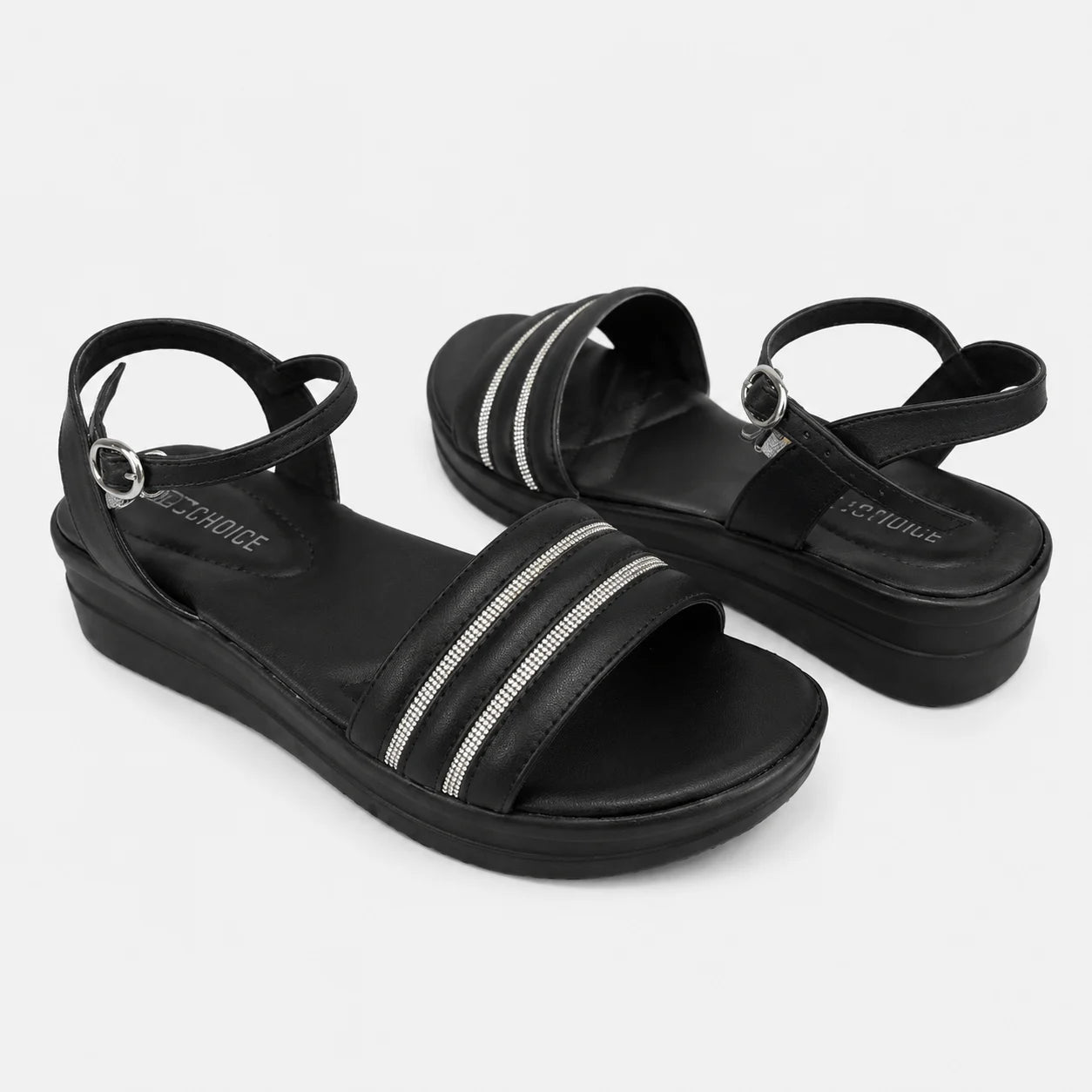 Casual & Fancy Sandal - Black | 19929