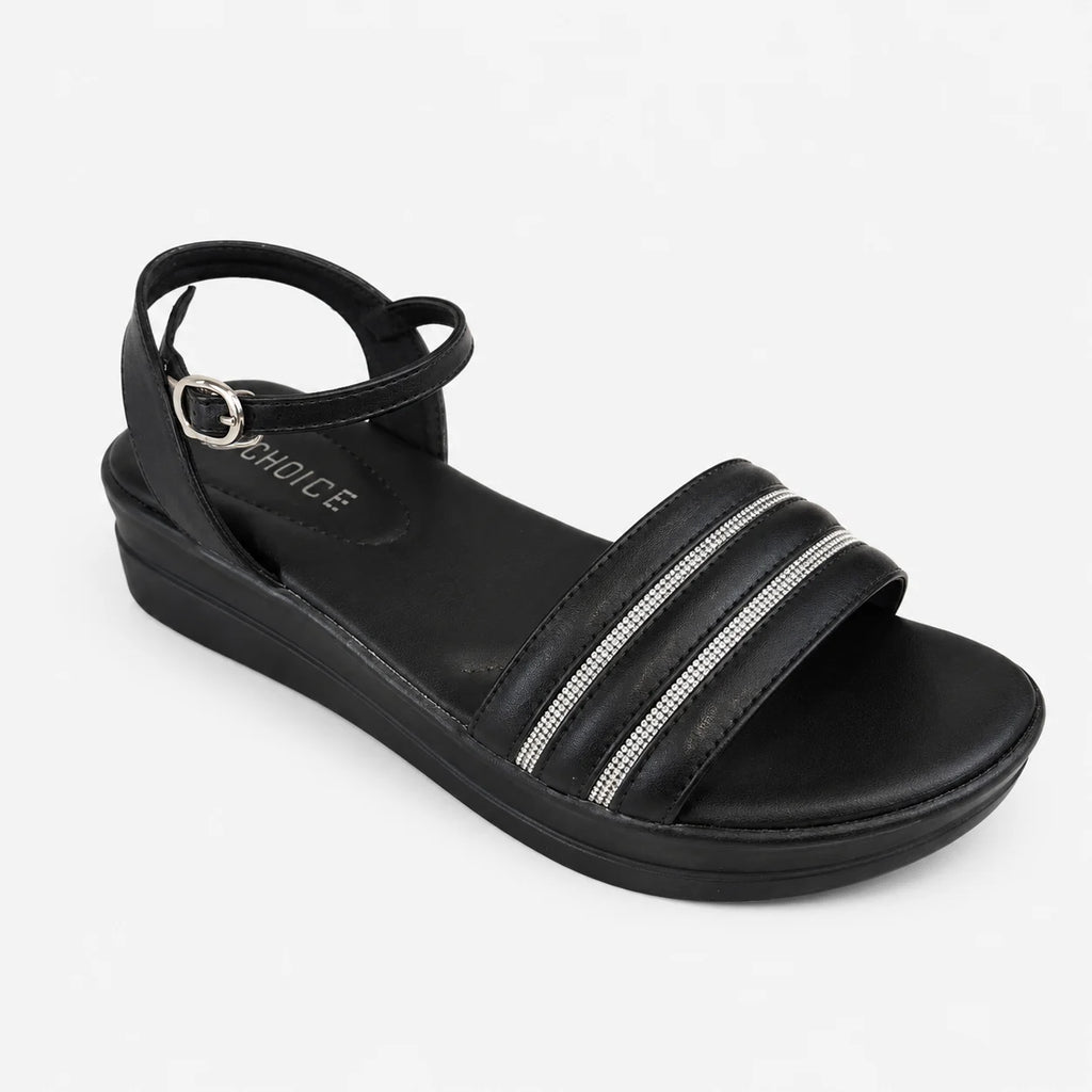 Casual & Fancy Sandal - Black | 19929