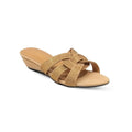 Ladies Fancy Wedge Slipper-13074