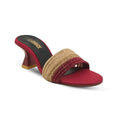 Ladies Fancy Pencil heel Slipper-17550