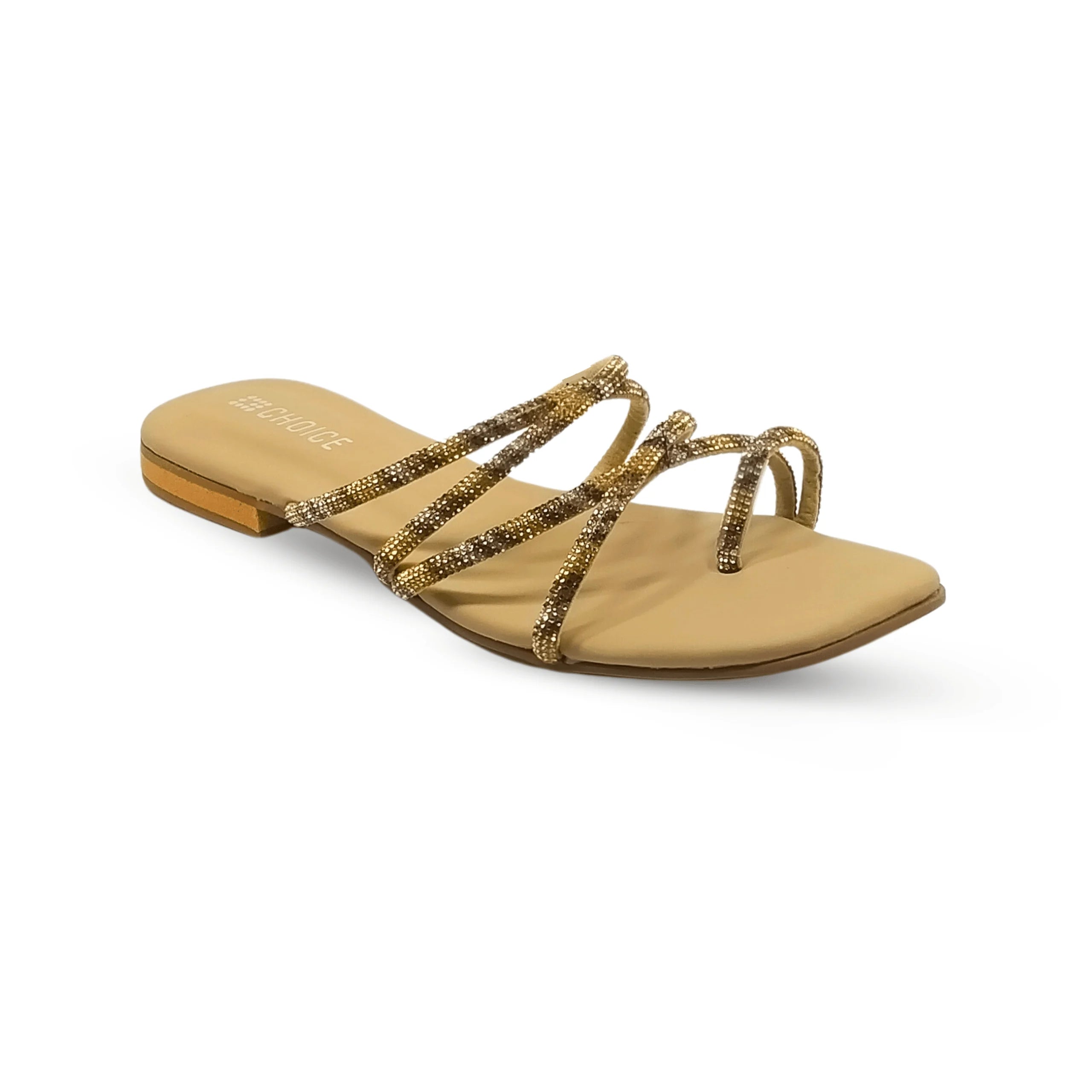 Ladies Fancy Flat Slipper-10163