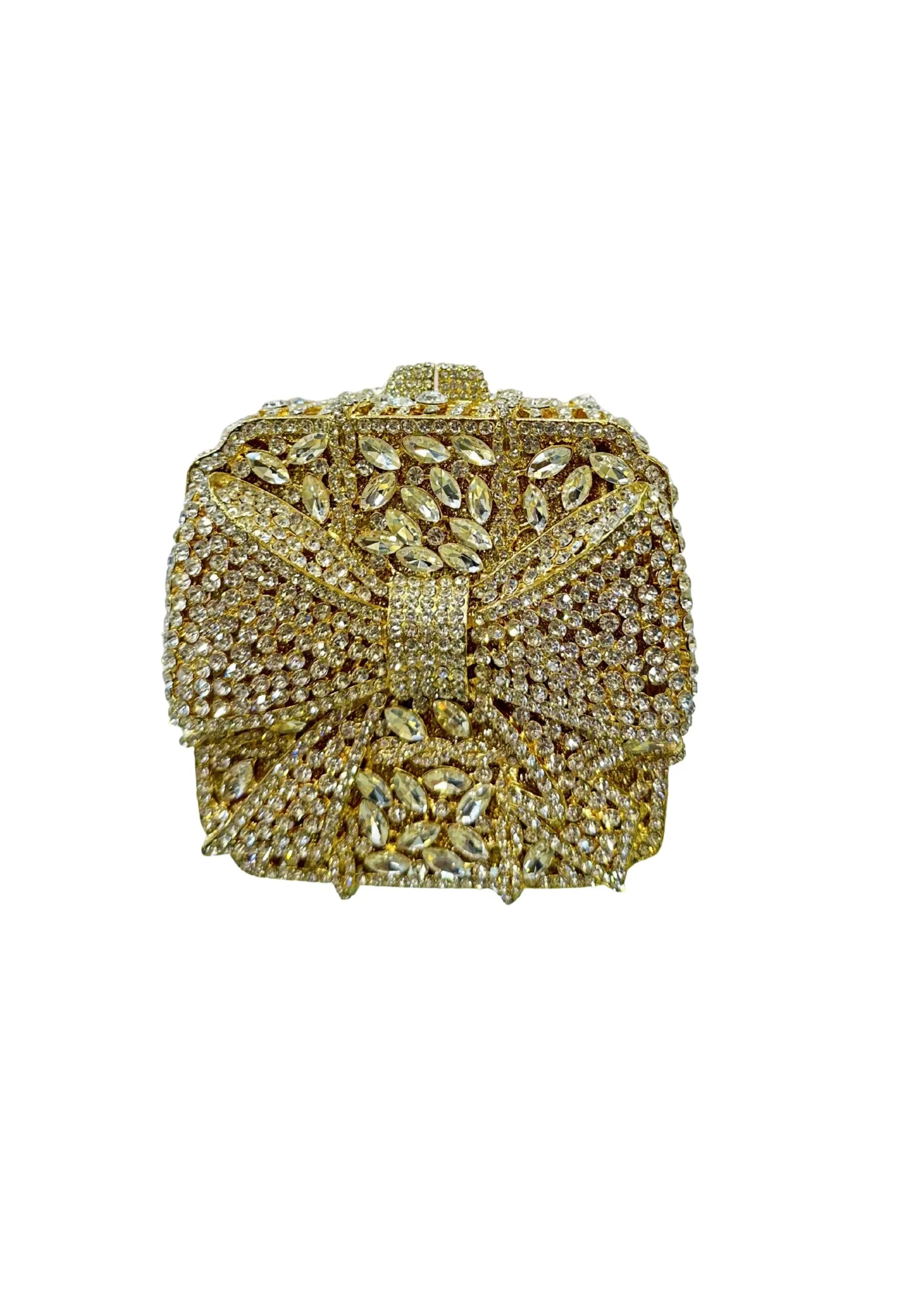 Ladies Fancy Metal Clutch (Bridal)-58146