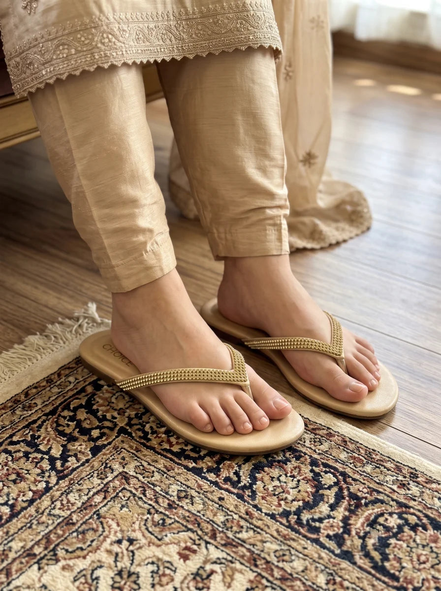 Casual & Fancy Chappal - Fawn | 10210