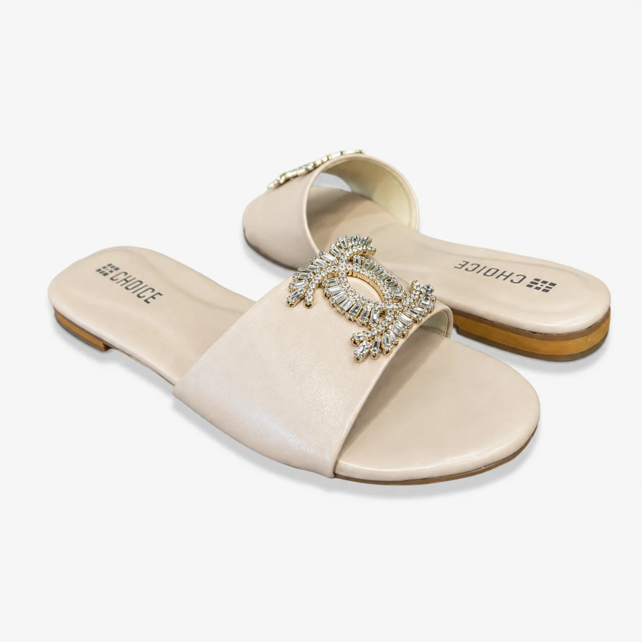 Flat Slipper - Fawn | 12738