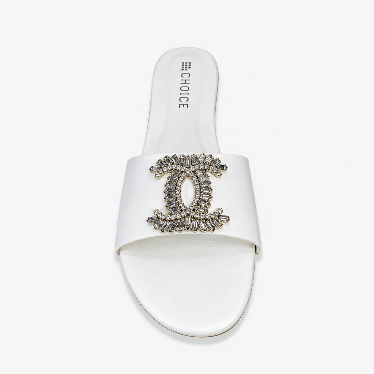 Flat Slipper - White | 12738