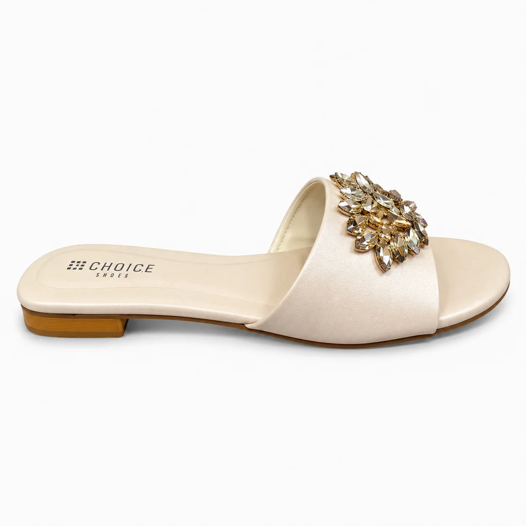 Flat Slipper - Fawn | 12783