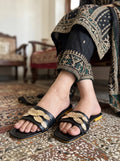 Flat Slipper - Black | 12567