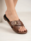 Flat Slipper – Brown | 12800